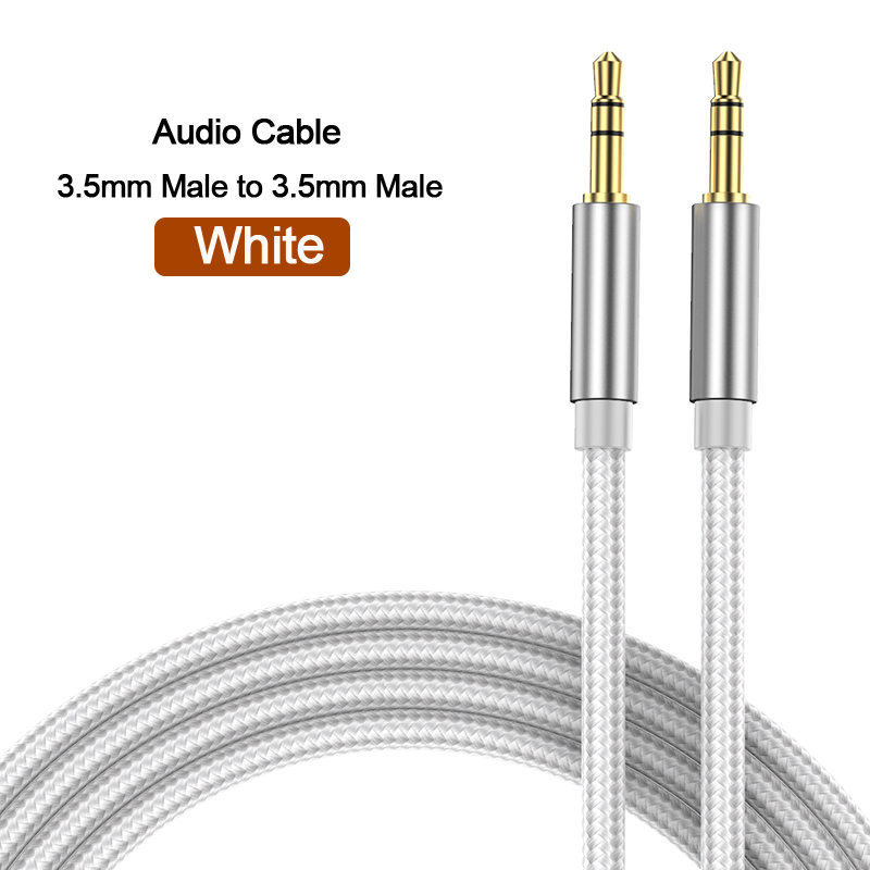 3.5mm Audio Extension Cable Jack Aux Cable For Headphones Speaker Extender Cord For Mobile Phone Car PC Amplifier MP3/MP4 Player: Brown / 1.5m