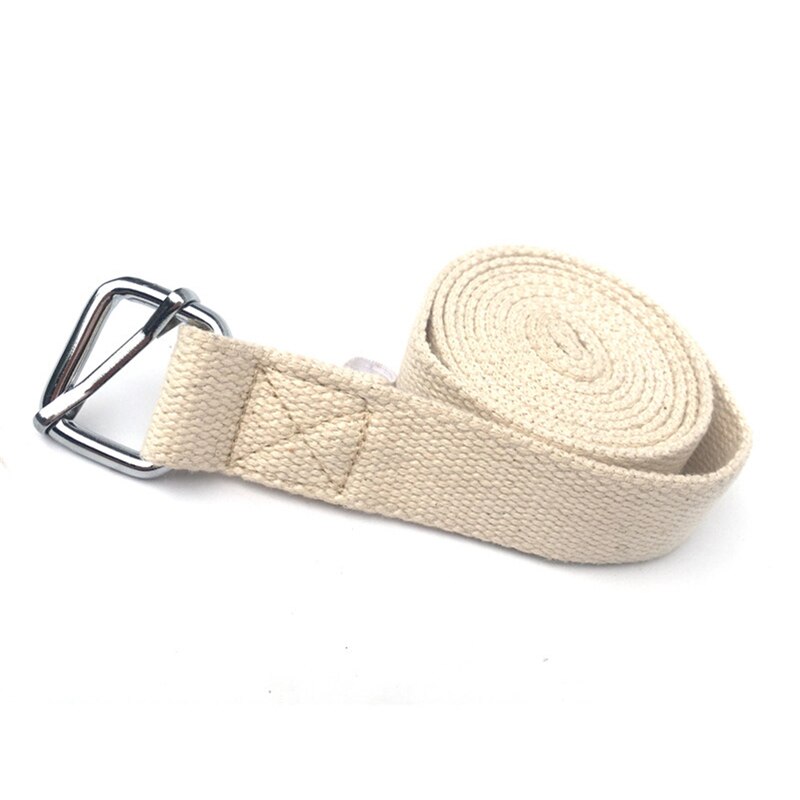 300cm Puur Katoen Pilates Yoga Stretch Riem Opening Schouder Borst Vrouwen Yoga Stretch Strap Verstelbare Fitness Oefening Gym Touw