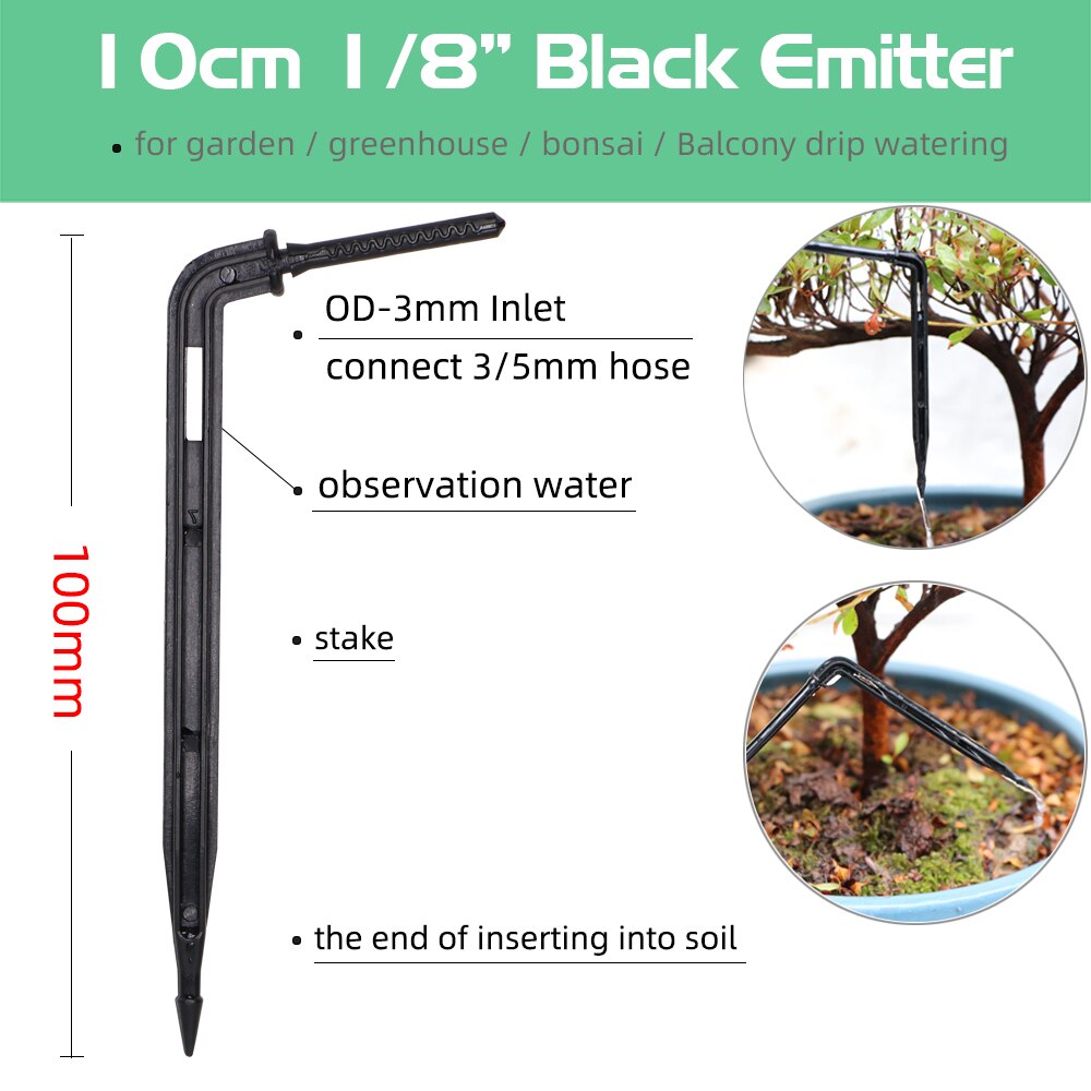 RBCFHI 5-50M Micro Spider Drip Irrigation System 4/7mm Main Line Potted Distribution Watering Kit Indoor Balcony Garden Set