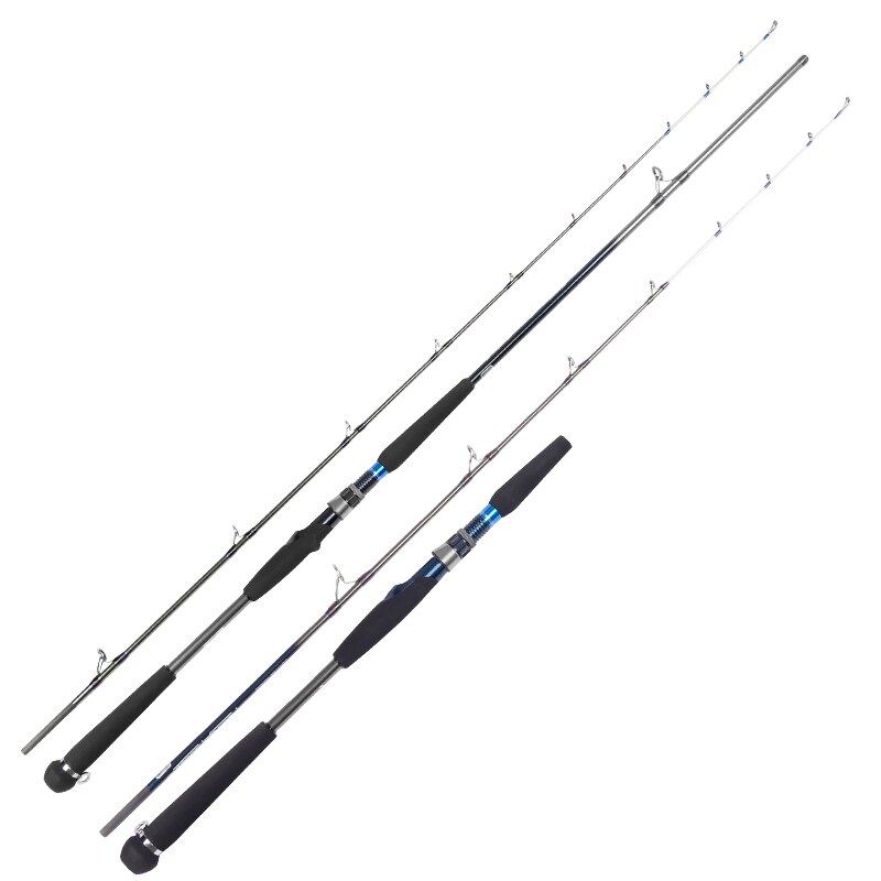 2022 ECOODA EFSB III Offshore Boat Fishing Rod 1.6m/1.8m/2.1m/2.4m/2.7m Bottom Rod Spinning Casting Rod 40-120# Luminous Tip