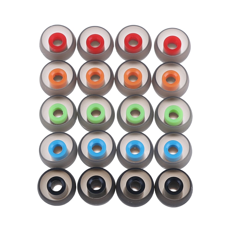 20Pcs L M S In Oor Tips Oordopjes Oortelefoon Zachte Siliconen In-Ear Oordopjes/Oor Mouw/oor Tip/Oordopjes Voor Oortelefoon