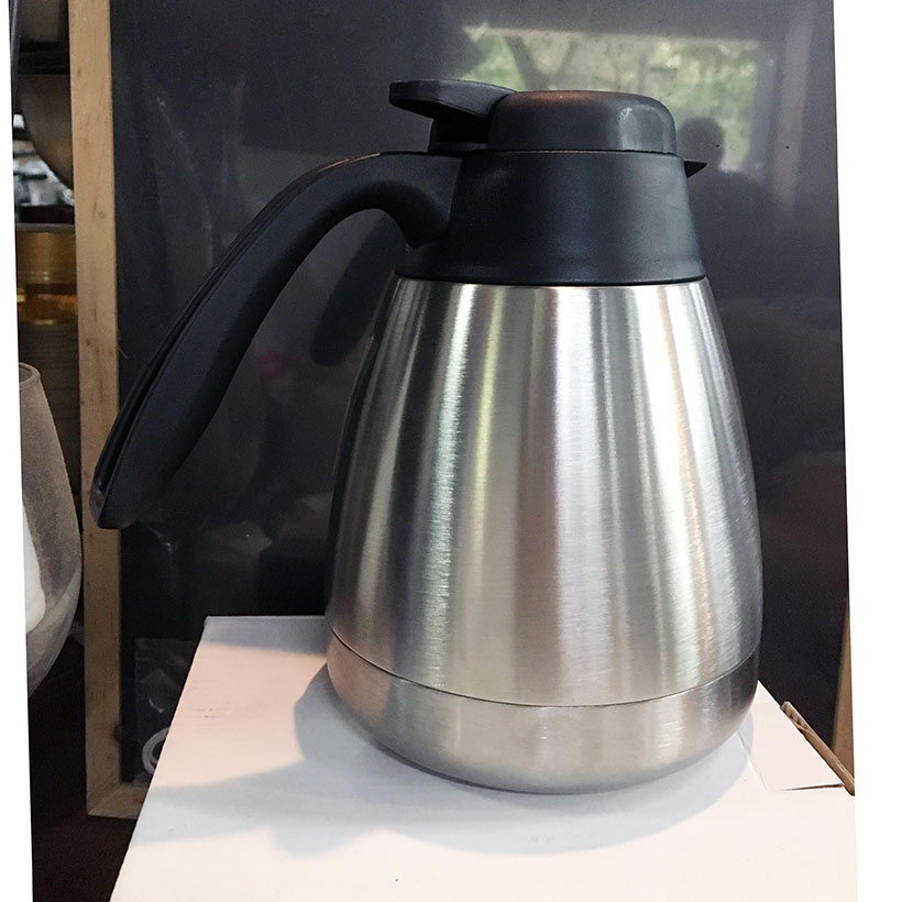 Edelstahl Vakuum Versiegelt Isoliert Themos Kolben 600ml Thermische Doppelwandige Kaffee Topf Wasser Tee Gießen Flasche Griff für bar