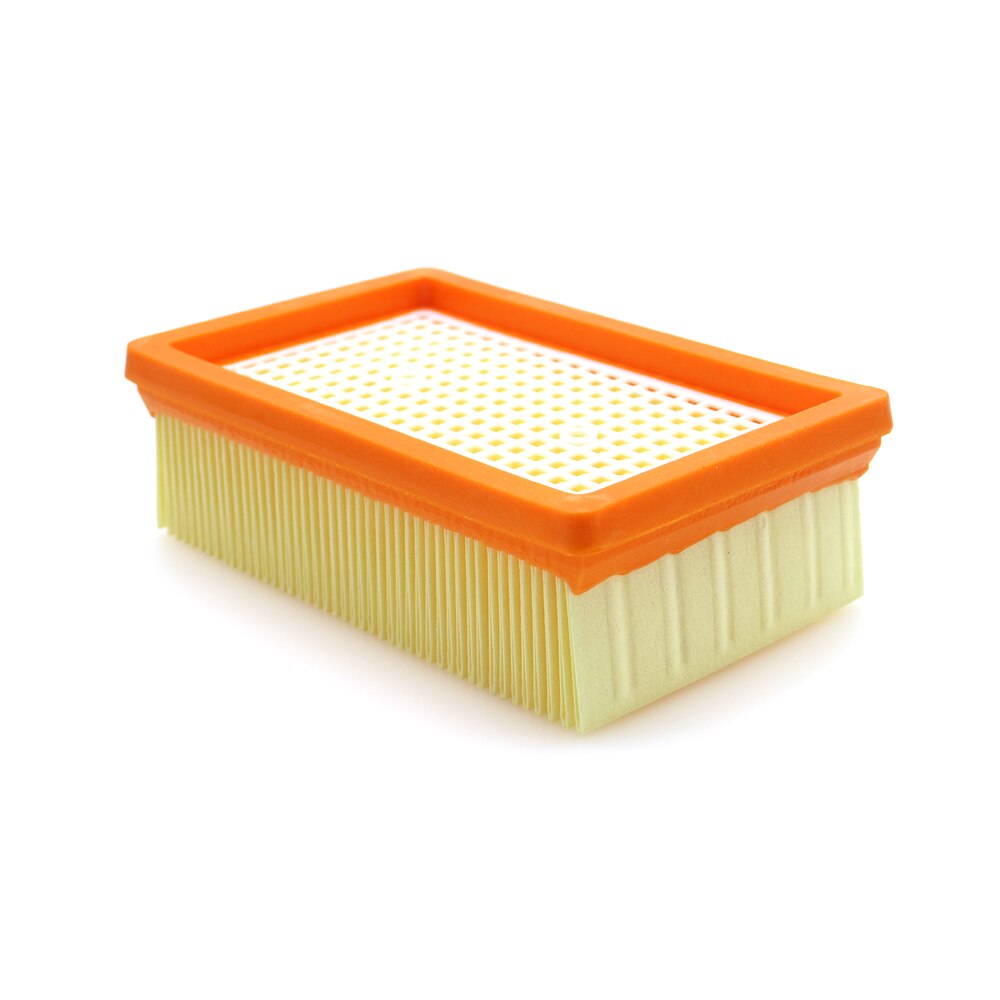 Filtro plisado plano para KARCHER MV4, MV5, MV6, WD4, WD5, WD6, piezas de limpiador al vacío en húmedo y seco, #2.863-005,0, filtros HEPA, 2 uds.
