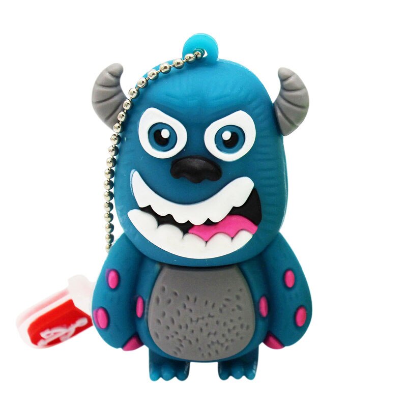 TEXT ME cute cartoon 3 colour Monster University usb flash drive usb 2.0 4GB 8GB 16GB 32GB 64GB pendrive best: 64GB / Black