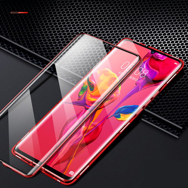 360 Magnetic Double Glass Case For Huawei P30 Pro Tempered Glass Cases On Huwei Huawey Huaweii P 30 Pro 30Pro P30Pro Coque Capa