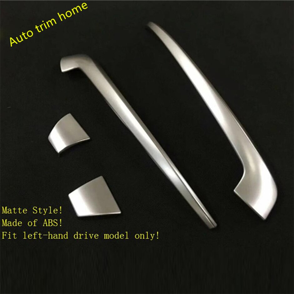 Lapetus achteruitkijkspiegel beschermstrip afdeklijst abs geschikt voor porsche cayenne mat / chroom / koolstofvezel look