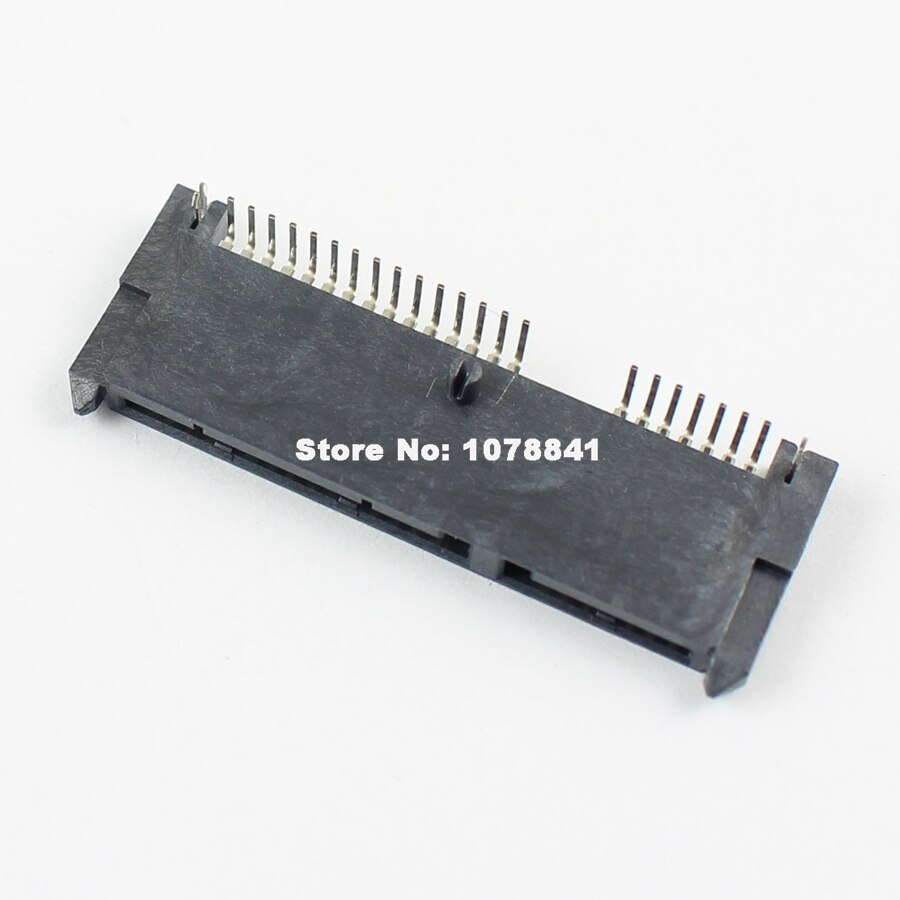 10 Pcs Per Lot SATA 7+15 Pin 22 Pin Right Angle Female Hard Drive HDD Connector Adapter