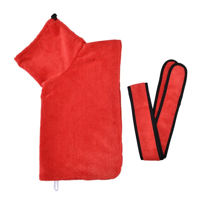 Pet Bath Towel Super Absorbent Capacity Drying Soft Bathrobe Robe Warm Animal Pajamas Bathrobe Clothes Grooming Supplies 86: Red / S