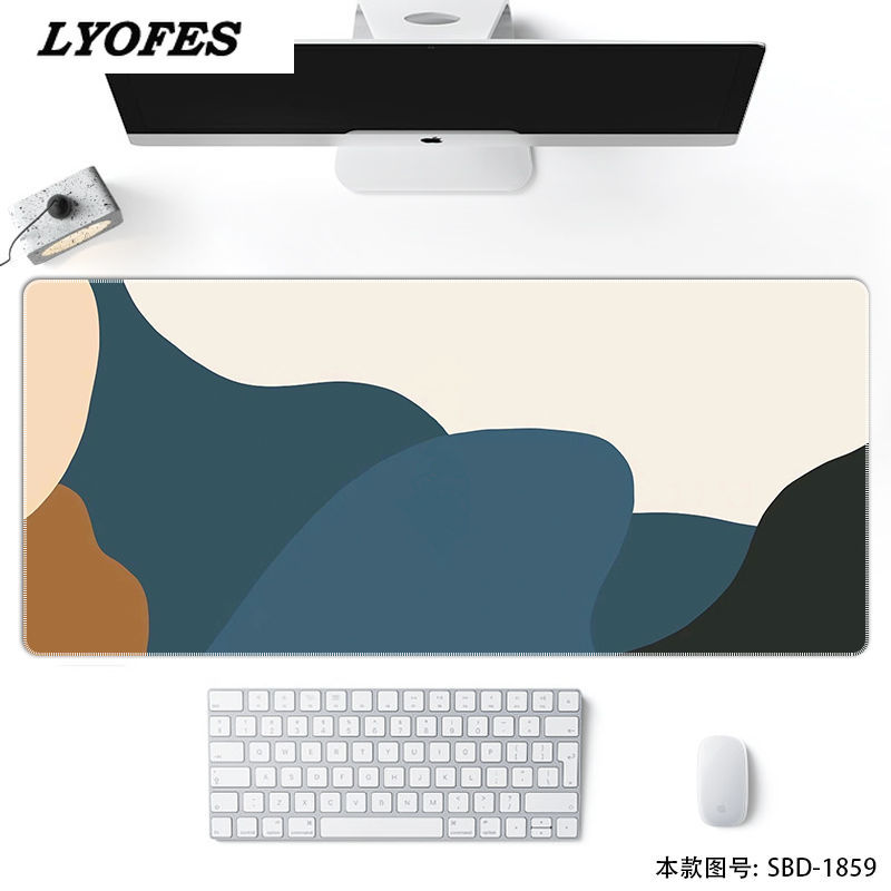 Kawaii Desk Pad Writing Desk Mats Gaming Mouse Pad Large XL 80*30cm Laptop Mouse Mat for Office Home Computer Keyboard: 800x300x3mm 03