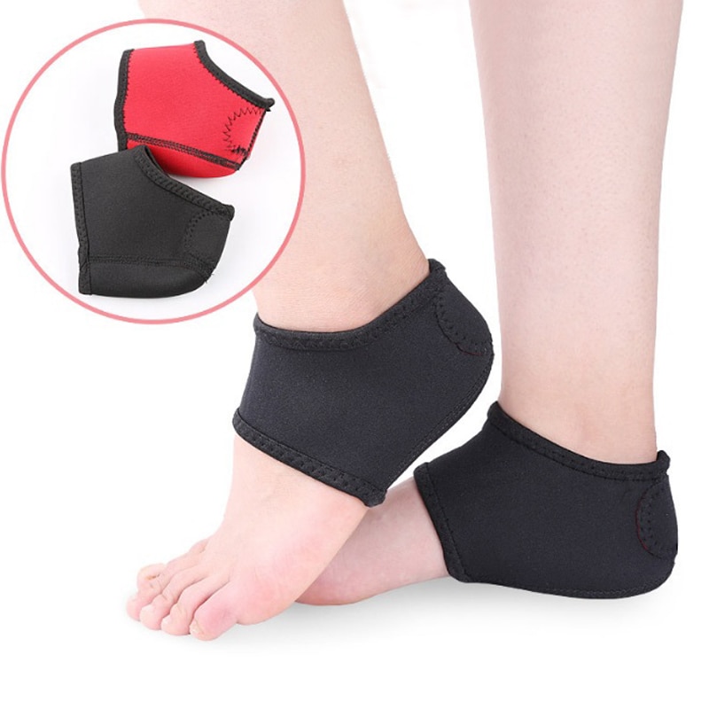 Men women heel protector sports heel pad shock absorption cushion achilles spur pain massaging inserts shoes pad