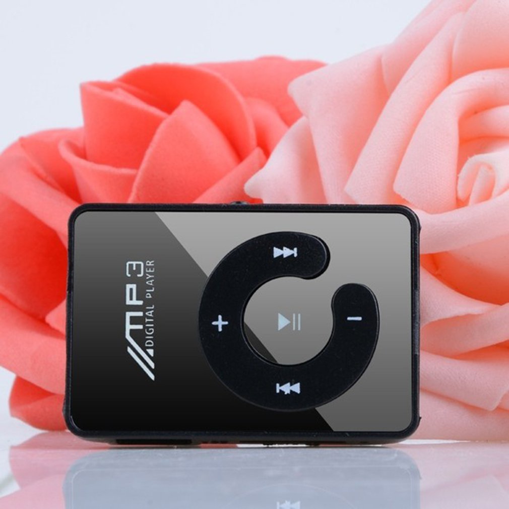Mini miroir Clip lecteur MP3 Portable Sport USB lecteur de musique numérique carte Micro SD TF lecteur multimédia