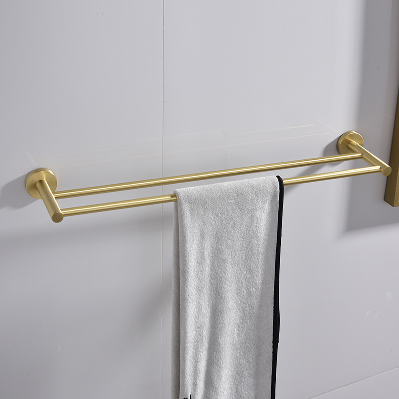 Bathroom Accessories Set, Brass Brushed Gold Paper Holder,Towel Bar,Towel Rack,Toilet Brush Holder, Corner Shelf,Bath Hardware