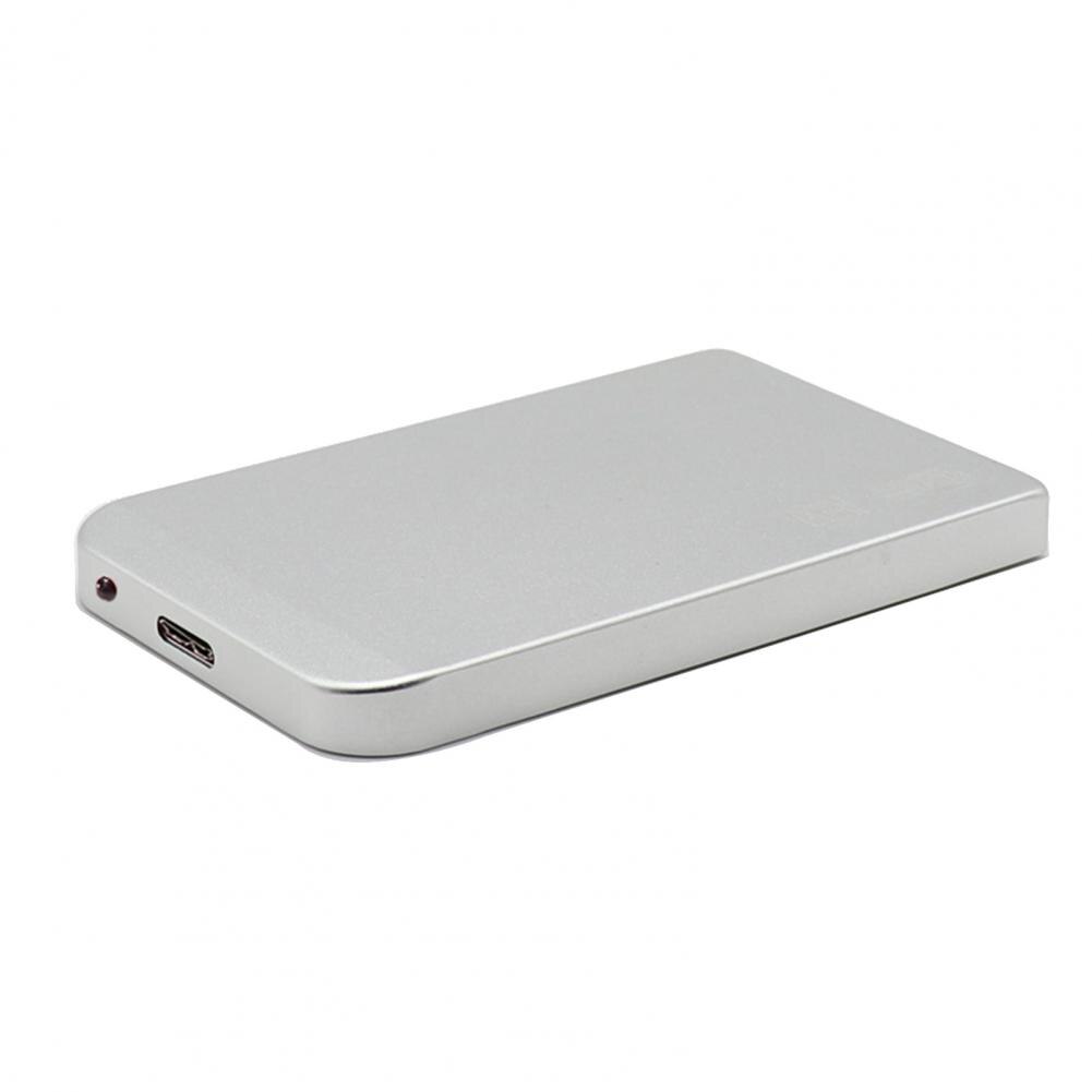 2.5inch USB3.0 5Gbps 4TB External Hard Disk Box HHD Enclosure for Laptop Hard Disk Box for Windows 98SE/2000/ME/XP/Vista/7/8/10: Silver