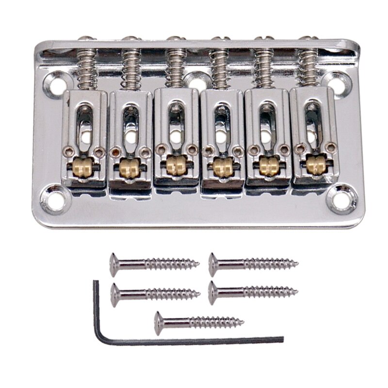 ABLB--Hardtail Guitar Bridge Body Through for 6 String Electric Parts