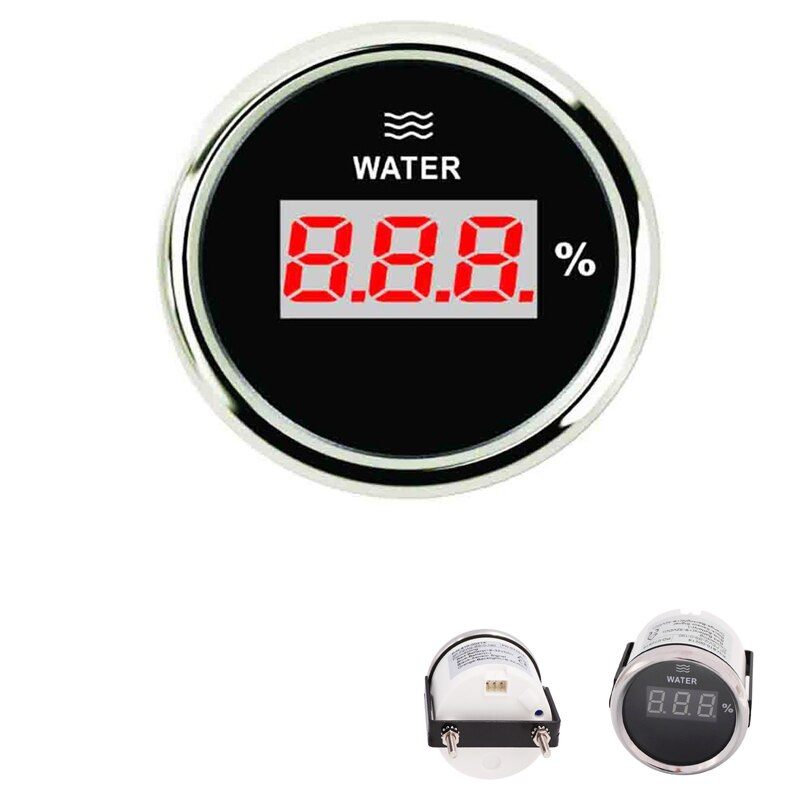 Waterproof IP 67 Marine Car Digital Water Level Gauge 240~33 ohm Water Tank Level Indicator for 9~32V