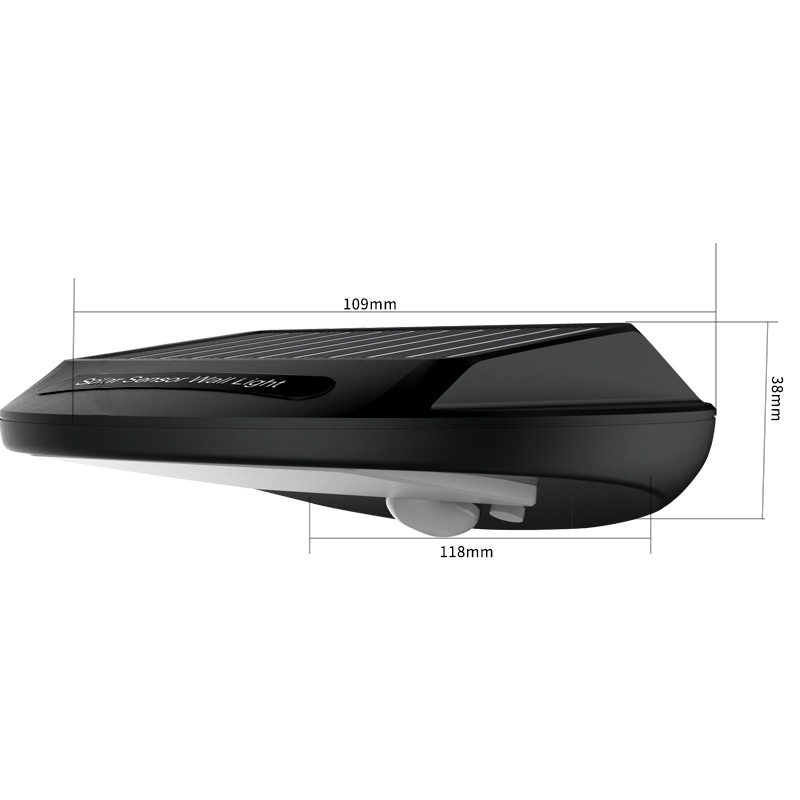 300lm IP65 waterproof LED Solar Light Outdoor Lighting PIR Motion Sensor Solar panel Powered Light For garden wall lamp