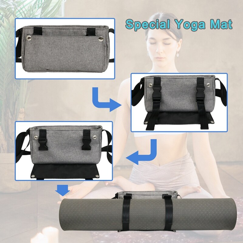 Yogamat tas bodybuilding fitness yogamat opbergtas schoudertas vrijetijdstas messenger bag sport yogatas
