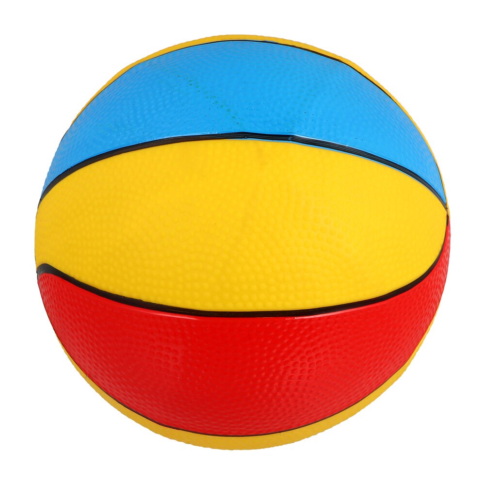 1pc Child Inflatable Child Basketball Kid Basketball Kids Plaything: Red Yellow Blue