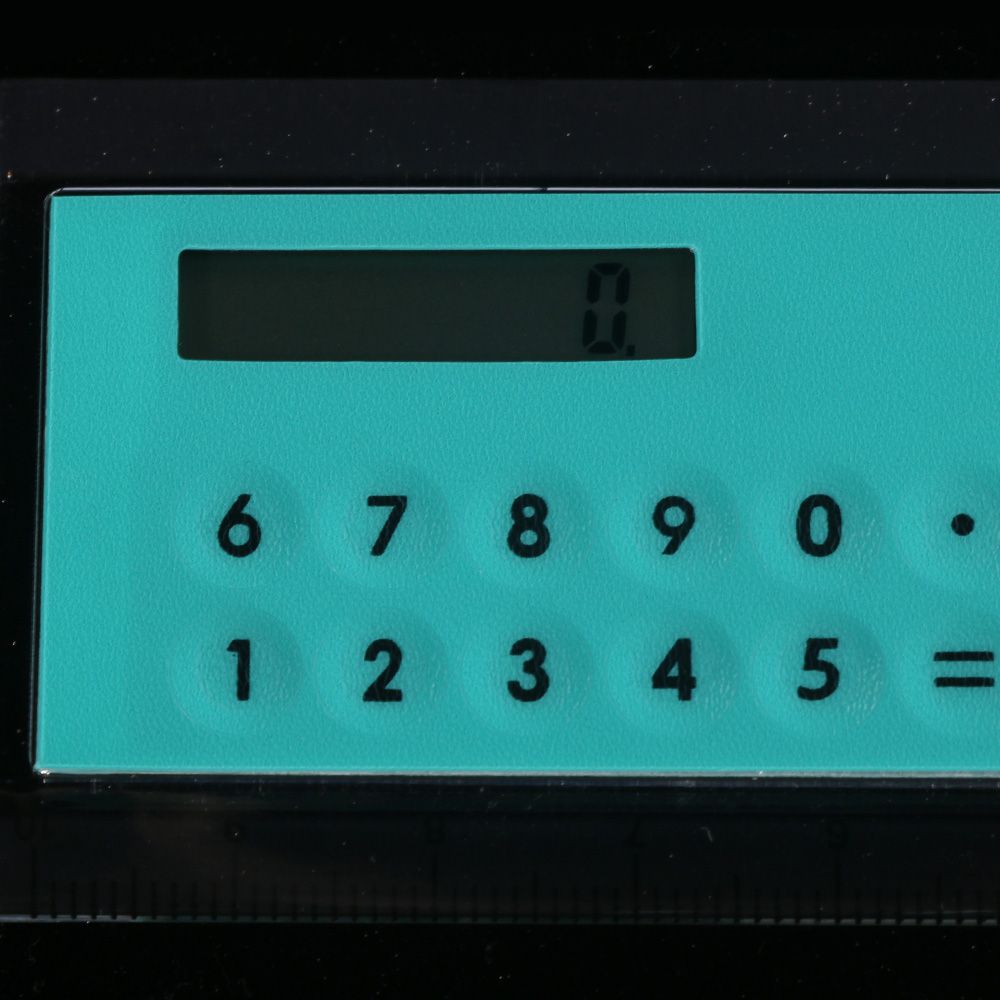 10cm wielofunkcyjny linijka mini cyfrowy kalkulator 2 w 1 dziecko biurowe prezenty szkolne materiały papiernicze szkolne materiały biurowe