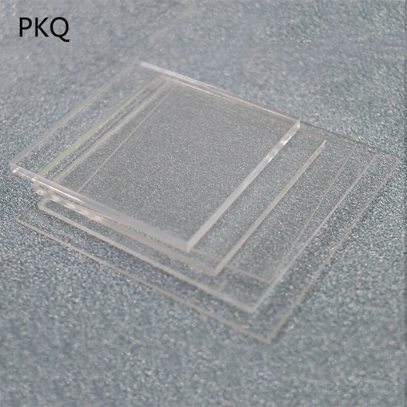 Hoja de Perspex de acrílico transparente de plexiglás de 2mm de plástico grueso tablero transparente Panel de Perspex vidrio orgánico polimetil metacrilato