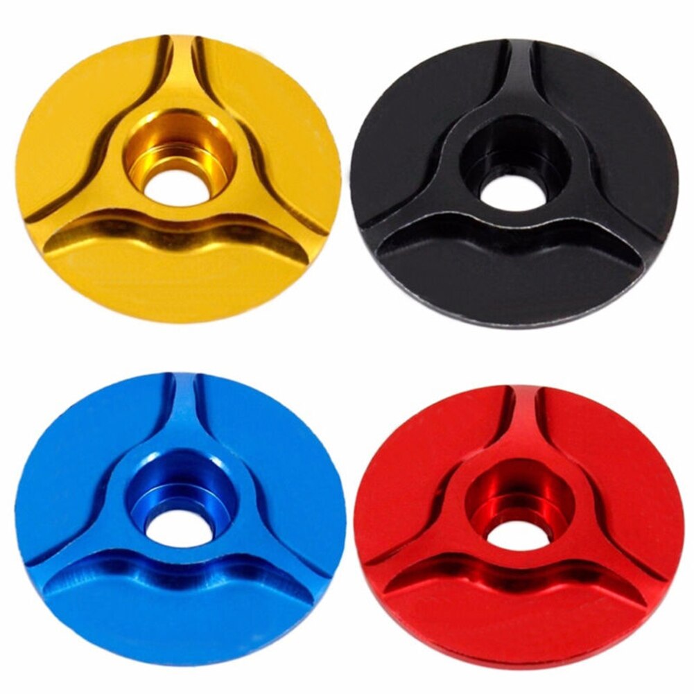 Aluminiumslegering mtb mountain road bike cykel frempind top cap headset cover bolt