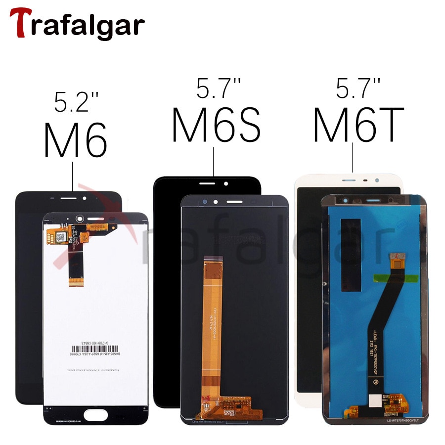 For Meizu M6 LCD Display Touch Screen Digitizer M711H M711M M711Q M712H M712Q M811Q 6T M6S S6 LCD For MEIZU M6T LCD Screen