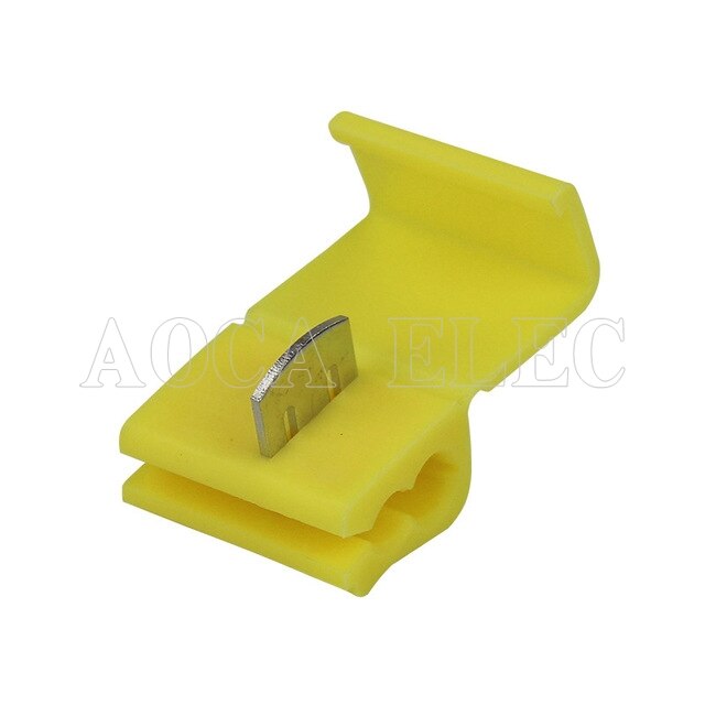 10PCS Red Blue Yellow Scotch Lock Quick Splice 22-18 18-14 12-10 AWG Wire Connector 801P3 802P3 805P3: Yellow