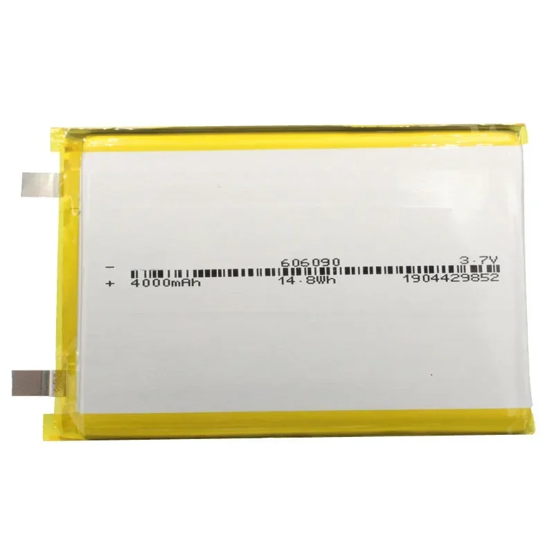 606090 3,7 v 4000mAh batería Lipo recargable para GPS MP4 cámara banco de energía tableta juguetes eléctricos batería de polímero de litio 606090: Rosa