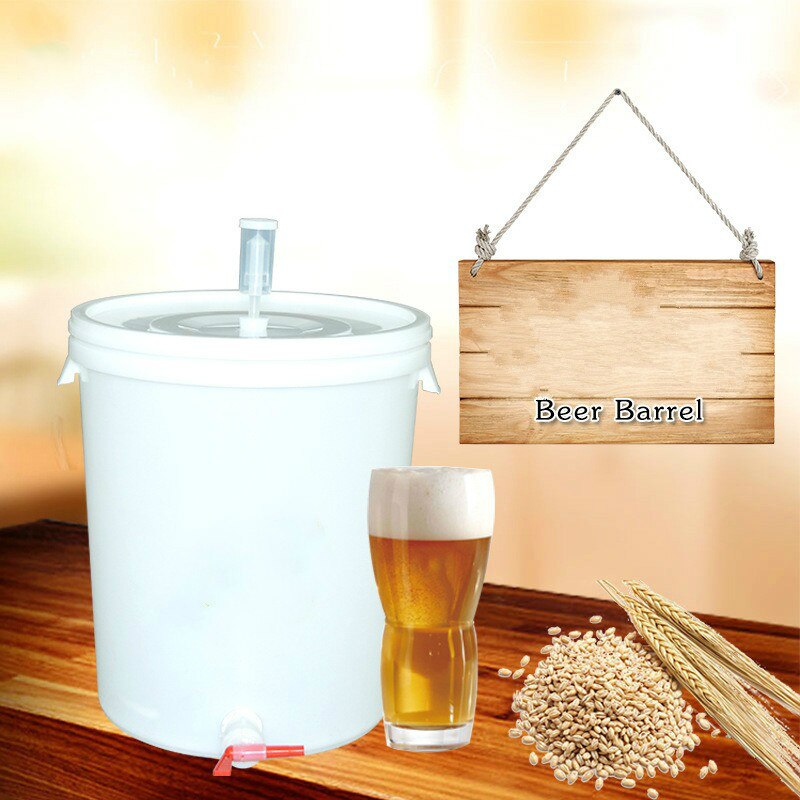 Tonneau de bière domestique de 30l, baril de Fermentation, réservoir en plastique pour brassage de vin, équipement pour brassage de bière, Machines pour la fabrication du vin
