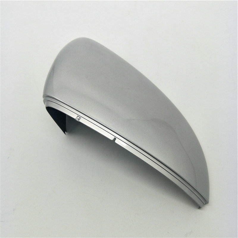 Coque de rétroviseur extérieure argentée, couvercle de lentille de vue arrière, adaptée à Golf 7 MK7