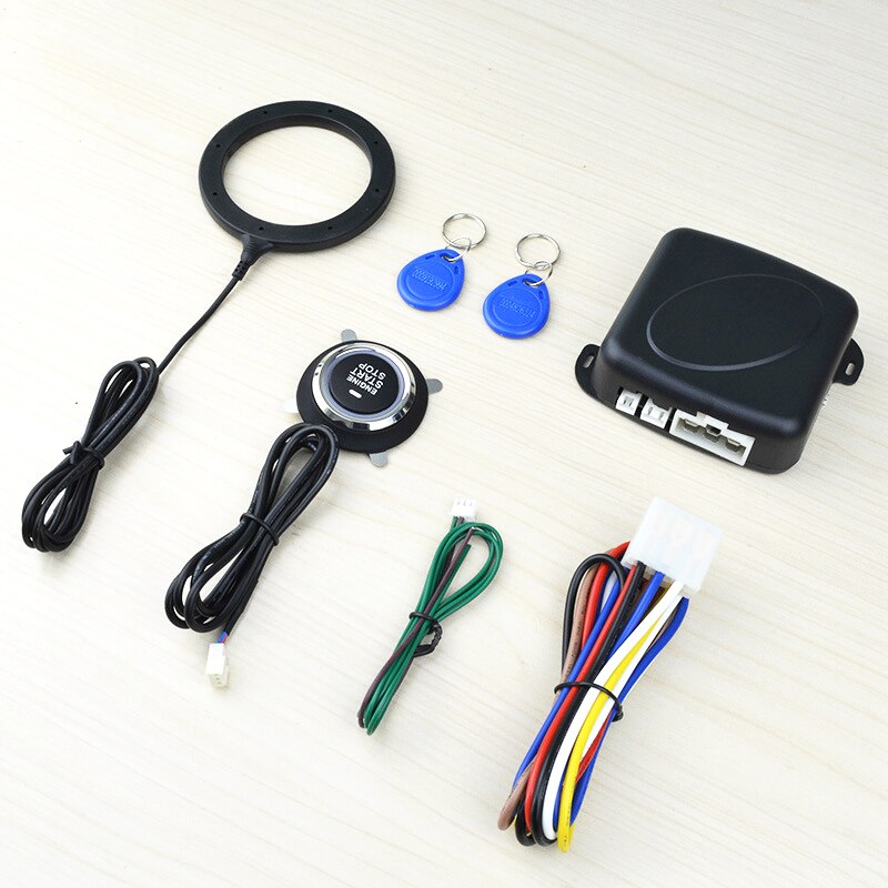 Power Button Push Engine Start Stop RFID Lock Keyless Start With Security Anti-theft System Intelligent Sensor Car Universal