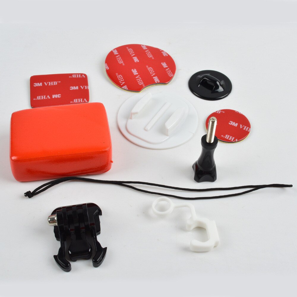Kit de surf 8 en 1 juego de montaje de verano subacuático tabla de surf Self Stick para Gopro Hero 8/7/6/5/4/3/3 + Xiaomi Yi