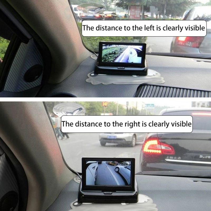 Car Reversing Camera Kit Waterproof 360 Degree Rotation Night Visio Rearview Backup Camera