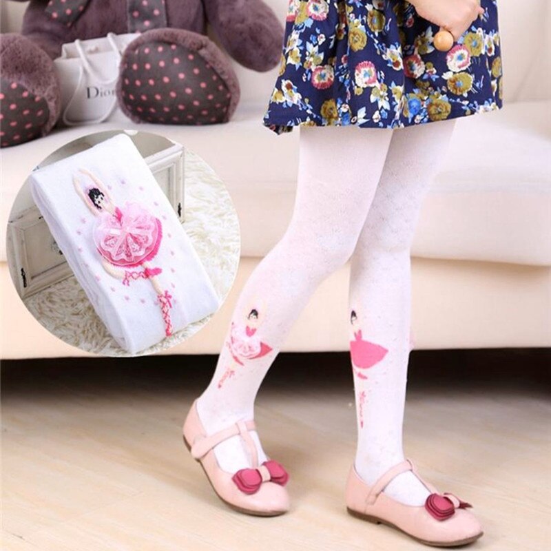 Medias de Ballet para niña, medias de algodón, medias de baile de princesa, 3-11 años