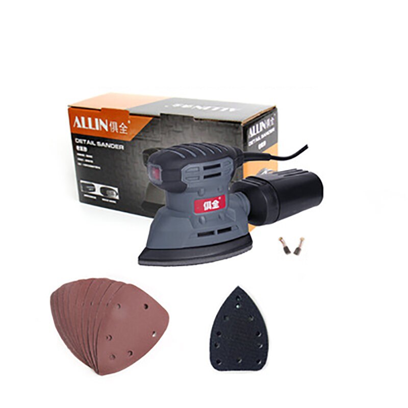 Triangle Mini Woodworking Electric Sander Sander Polishing Machine Putty Furniture Sandpaper Machine