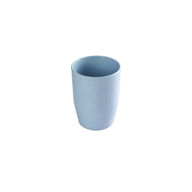 Gobelet de brosse à dents Portable Simple, 1 pièce, matériel de paille de blé, tasse de bain de bouche pour amoureux: SMT000005-1