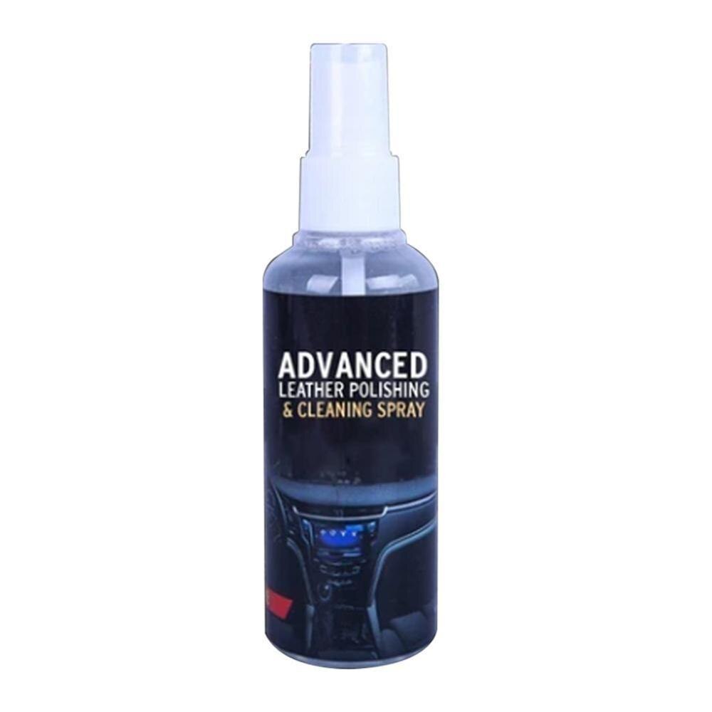 Auto Interieur Cleaner Agent Dak Stof Flanel Lederen Schoner Lederen Polijsten Autostoel Coating Seat Wax Spuiten Wax Cle J7Z7: 100ml
