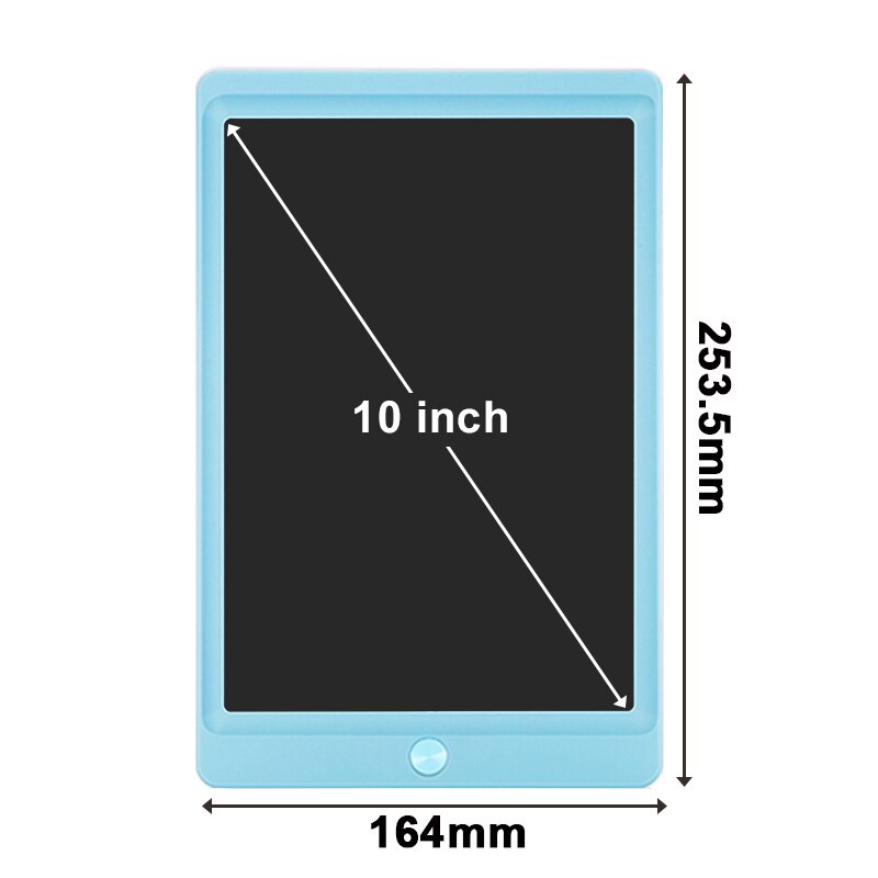 Owltree Smart 10" LCD Writing Tablet eWriter Digital Drawing Writing Handwriting Pad Electronic Graphic Tablets Message Board: 10 inch Blue