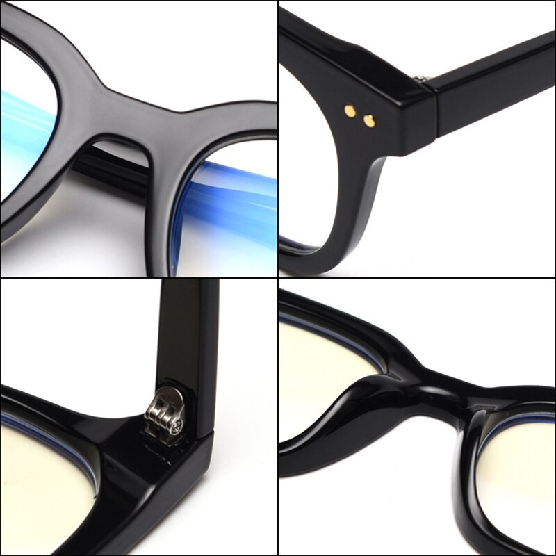 Optical Glasses Frame Man Women Brand Vintage TR90 Small Square Myopia Eyeglasses Frame Clean Lens