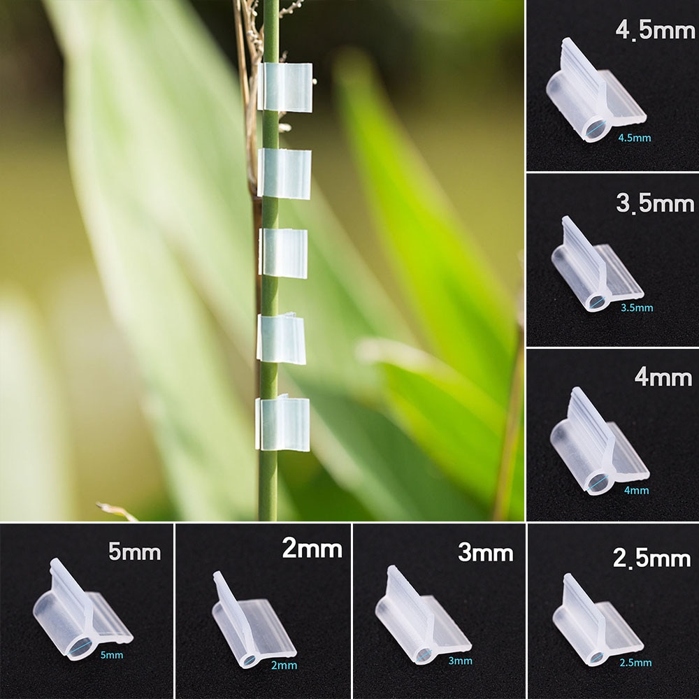 500pc 2-5mm entclips planten wijnstok struiken enten inbogen bevestigingsclips enten fruit zaailingen bloemen groente gadget kit