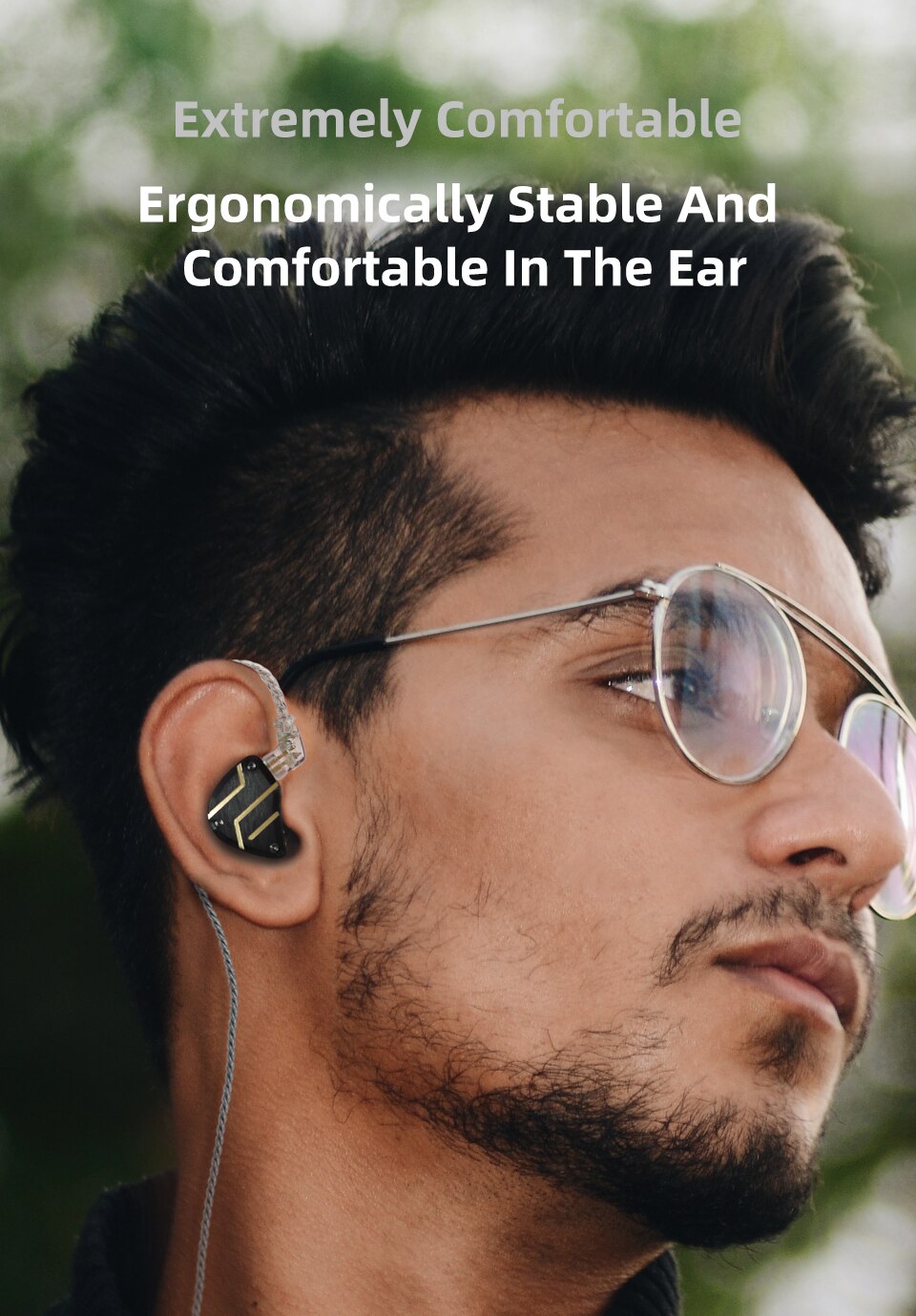 CCA C10 PRO 1DD + 4BA unidades de unidad de monitoreo de alta fidelidad auriculares con Cable de 0,75 MM PIN en el oído CCA C12 C16