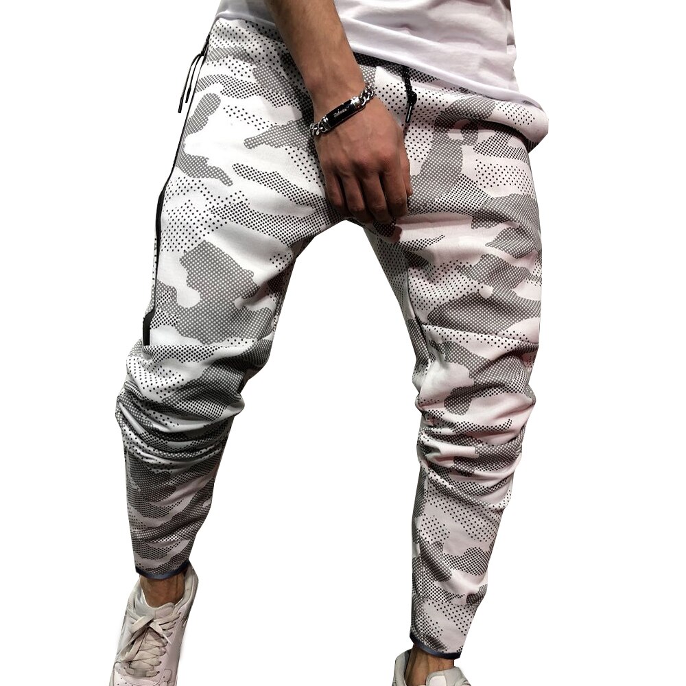 Tarnung Fitness Sport Schlauch für Männer Fitnessstudio trainieren Spitze hoch Taille Joggen Schlauch Atmungsaktive draussen Laufschuhe Trainning Jogginghose