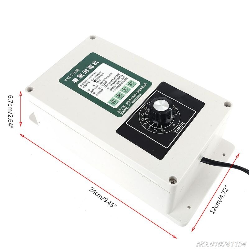 2000mg Ozone Generator Air Purifier Machine Odor Cleaner Air Sanitizer Lotus Sanitizing System D21 20