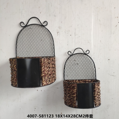 Europese Tieyi Retro Mini-Driewieler Fiets Vorm Creatieve Bloem Stand Multi-Flesh Tieyi Bloempot Regeling