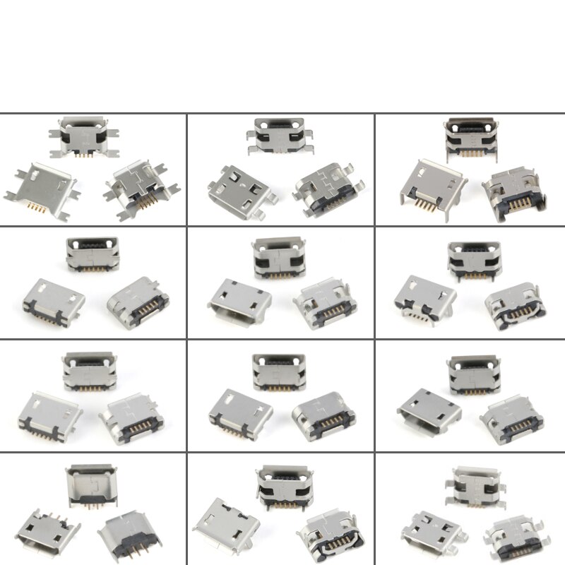 60 stks/partij 5 Pin SMT Socket Connector Micro US... – Grandado