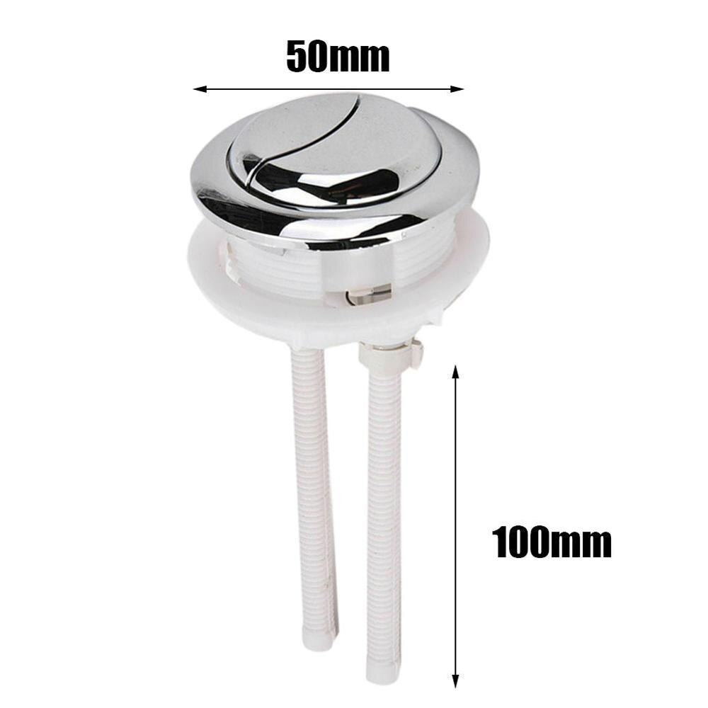 Plastic Dual Flush Toilet Water Tank Push Button Hole Cistern Lid Rod Universal Toilet Button Cover Switch Bathroom Accessories