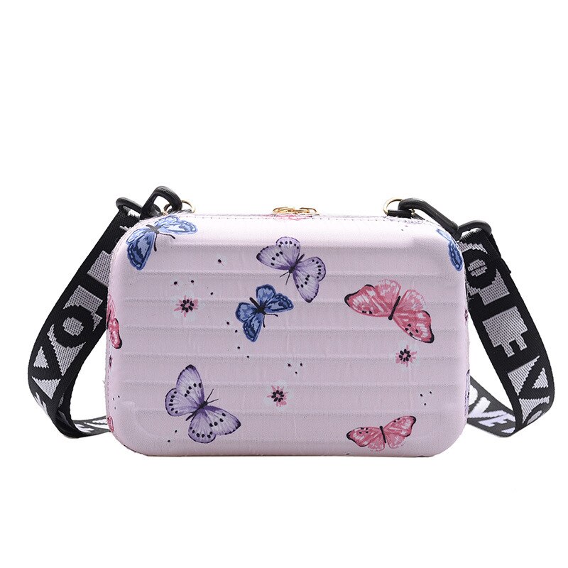 Persoonlijkheid Schouder Clutch Mini Vierkante Doos Tas Cartoon Kleur Mooie Crossbody Tassen Vrouwen Handtas Sac A Main: hudie