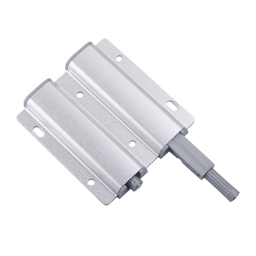 Double Magnetic Touch Catch Latch Push to Open Rebound Device Catch for Cabinet Closet Door Home Furniture 82.5x89mm, Silver