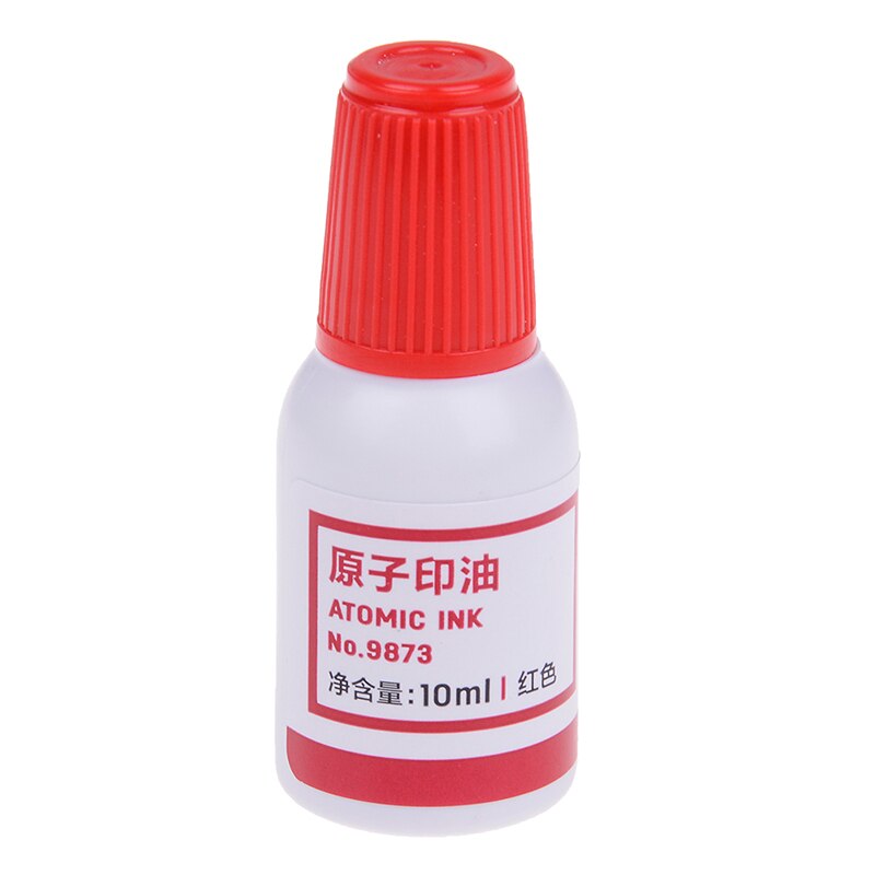 10ml Nachfüllen Tinte Stempel Pad Wasserdichte dauerhaft verrotten Nützliche Werkzeug 1Pc
