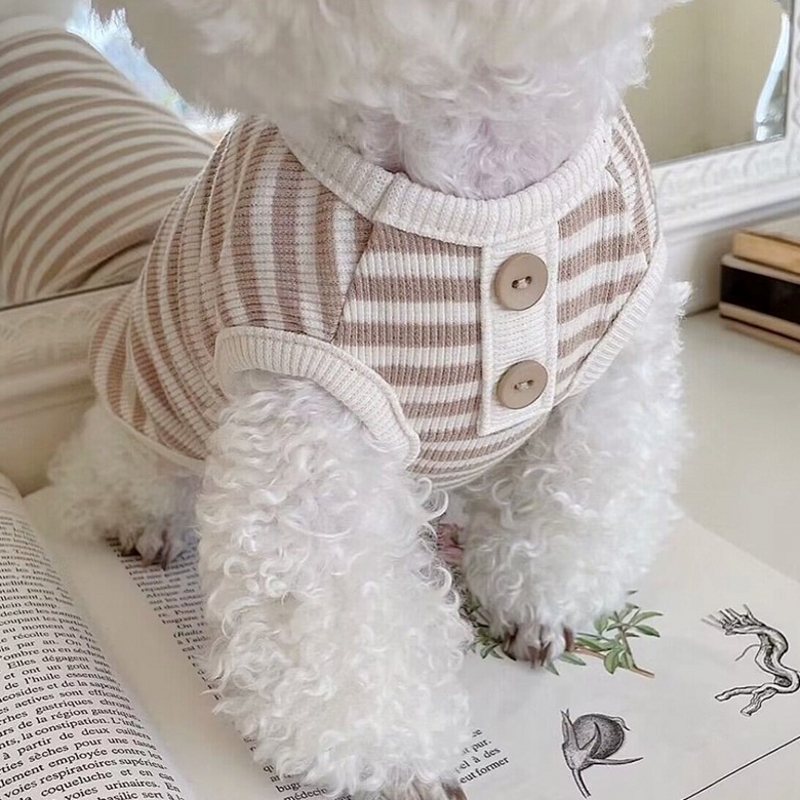 Colete para cães de estimação, roupas de verão para cachorros, fofo, floral, mangas voadoras, camiseta para cães, chihuahua, pug, bichon, gato, cachorro, roupas para meninas: XS / CINZA